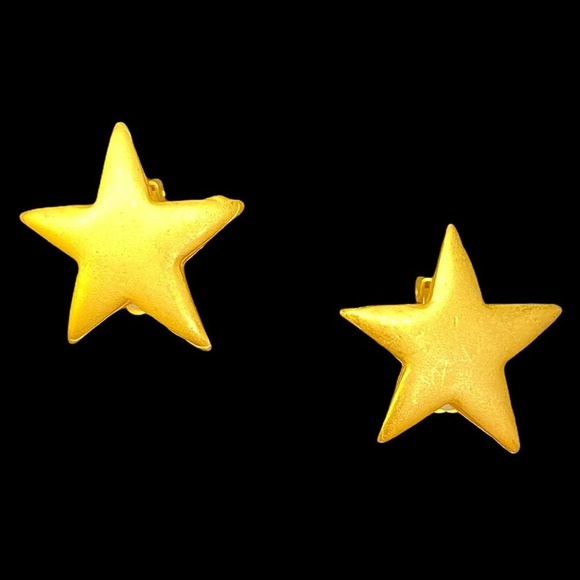 MDM Clip-on Star Earrings - Picture 1 of 4